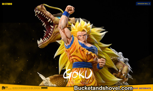 *Pre-order * DU Studio Dragon Ball dragon Fist SS3 Goku Resin Statue #4