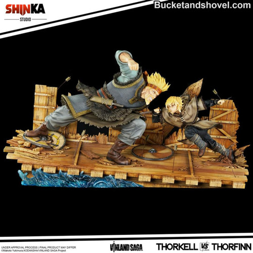 *Pre-order * Shinka Studio Thorfinn Karlsefni vs Thorkell Resin Statue #2