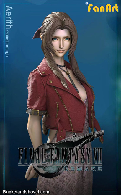 *Pre-order * fanart studio Final Fantasy Aerith  Resin Statue #1