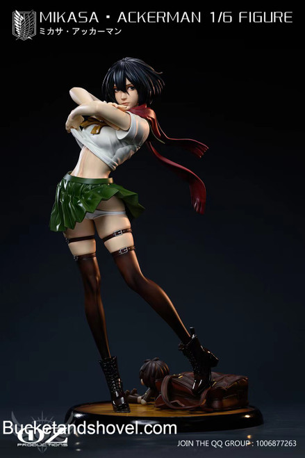 *Pre-order *Adults only OZ Studio Attack on titan Mikasa Ackerman Resin Statue #2