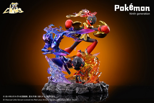 *Pre-order * Chaosdog Studio Pokemon Armarouge evolutionary group Resin Statue #5