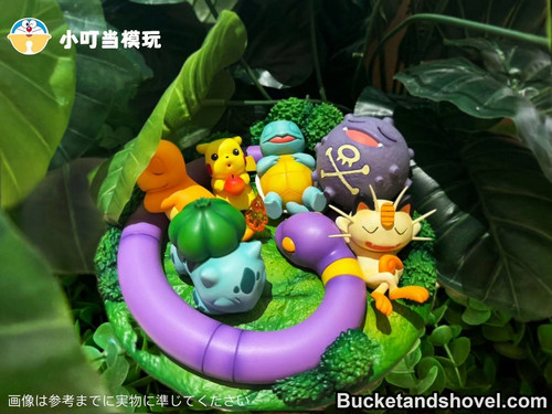 *Pre-order * Xiaodingdang Studio Pokemon Pikachu's Desert Island Camping Resin Statue #2