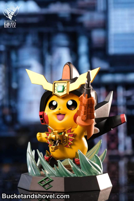 *Pre-order * Hardhell Studio Pokemon Pikachu cos The King of Braves GaoGaiGar Resin Statue #1