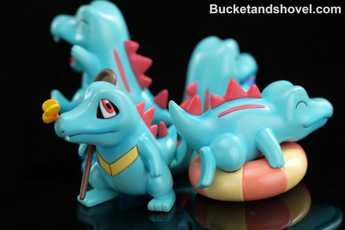 *Pre-order * Kipi Studio Pokémon Pokédex Series 1 Johto Region First partner Pokémon Resin Statue #2