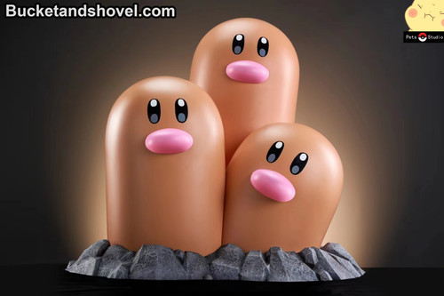 *Pre-order * Pets Studio Pokemon Dugtrio Resin Statue #3