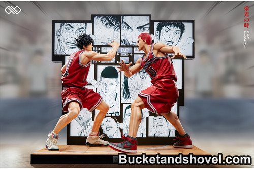 *Pre-order * WuXian studio SLAM DUNK Sakuragi Hanamichi＆Rukawa Kaede Resin Statue #