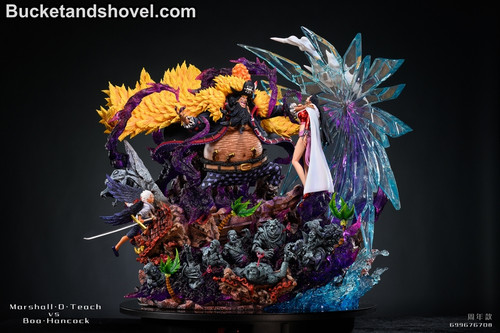 *Pre-order * LX Studio One Piece Marshall D. Teach VS Boa·Hancock Resin Statue #1