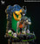 *Pre-order * Wake Studio The Legend of Zelda Wolf link and Epona Resin Statue #9