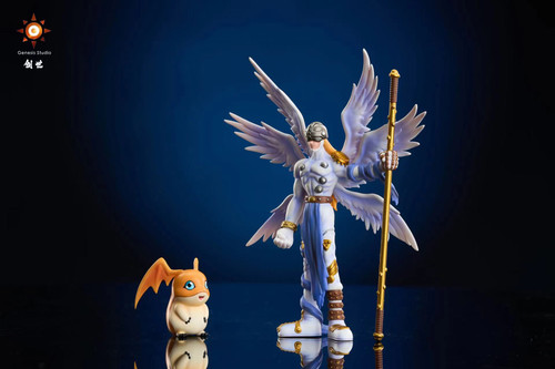 *Pre-order * Genesie Studio Digimon Angemon＆Patamon Resin Statue #1