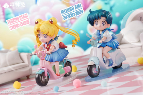 *Pre-order * Senlintu Studio Sailor Moon Tsukino Usagi＆Mizuno Ami Resin Statue #4