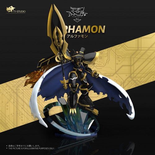 *Pre-order * T1 Studio Digimon Alphamon: Ouryuken Resin Statue #2