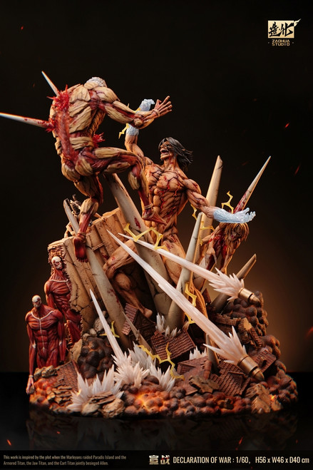 *Pre-order * ZaoHua Studio Attack on Titan  Battle Series - "Declaration of War" Resin Statue #7