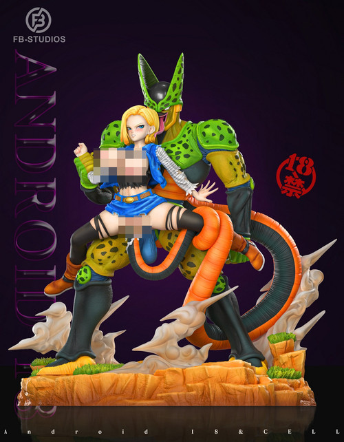 *Pre-order * FB Studio Android 18 VS Cell Resin Statue #4