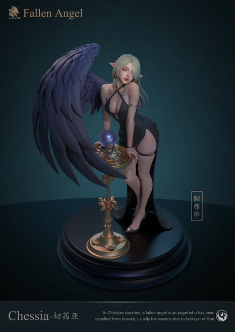 *Pre-order * Junhao Studio fallen angel original chessia Resin Statue #1