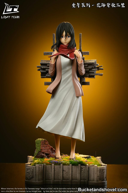 *Pre-order * Lightteam Studio Attack on titan Mikasa Resin Statue #2