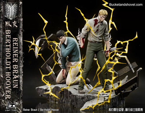 *Pre-order * Lightteam Studio Attack on Titan 1:6 Reiner&Bertholdt Resin Statue #6