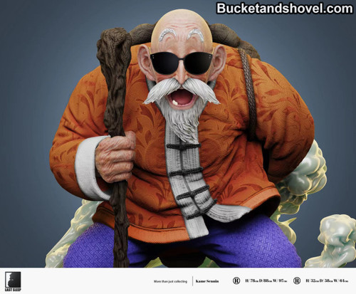 *Pre-order * LastSleep Studio Dragon Ball 1:6/1:4 Master Roshi Resin Statue #5